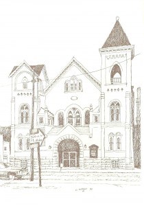 Historical Church Sketches First Christian Church